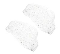 EPIGEIST 2pcs Parrot Cage Cover Mesh Protector Nylon Bird Cage Dust Cover with Star Moon Pattern Stretchy Breathable Birdcage Skirt 120-180cm Height 30cm Bird Seed Catcher for Indoor Use