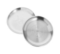 EPIGEIST 2pcs Pentagram Iron Offering Bowls Ritual Plates for Witchcraft Tarot Jewelry Dish Decorative Tray Mystical Home Ambiance Enhancer