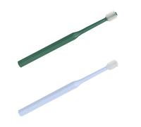EPIGEIST 2Pcs Pet Oral Cleaner Toothbrush Lightweight Ergonomic Handle Soft Bristles for Dogs and Cats Easy to Use and Store with Hanging Blue and Green