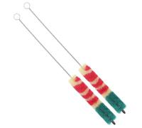 EPIGEIST 2pcs Piccolo Cleaning Care Brush with Assorted Colour Cotton Thread and Metal for Effective Dust Removal and Instrument Maintenance Suitable for Flutes and Piccolos