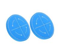 EPIGEIST 2pcs Portable Round Kumihimo Braiding Disc for Jewelry Making Cord Maker Tool with Design User-Friendly Braiding Wheel for Bracelets Necklaces and Decorative DIY Crafts