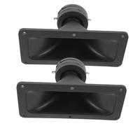 EPIGEIST 2pcs Rectangular Horn Tweeter Set High Stability Ceramic Stage Speaker Accessories for Car Event Audio Systems with Shock-resistant PP Housing