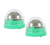 EPIGEIST 2PCS Rotatable Cat Licking Mint Balls for Indoor Cats Natural Actinidia Polygama Treats with Digestive Aid Teeth Cleaning Vitamin C Supplement Multi-functional Catnip Candy Green