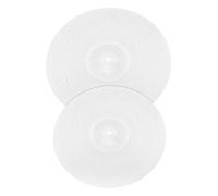 EPIGEIST 2pcs Silent Cymbals Low Volume Drum Cymbals Alloy Practice for Drum Kit Jazz Fitting
