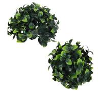 EPIGEIST 2pcs Simulation Grass Balls Artificial Plant Topiary Ball 7.9x7.9x7.9inch Plastic Highly Simulation No Watering Needed Seasonal Decor