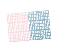 EPIGEIST 2pcs Small Animal Foot Resting Pads with Design Non-wear Bunny Floor Mats for Rabbit Cage Versatile Cuttable Pet Cage Liners Protecting Feet and Preventing Urine Accumulation