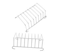 EPIGEIST 2pcs Stainless Steel Kitchen Toast Rack Countertop Bread Cooling Stand Baking Slice Holder for Home and Restaurant Use