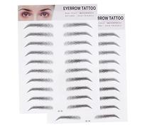 EPIGEIST 2pcs Temporary Eyebrow Stickers Hair-like Artificial Eyebrow Tool Suitable for Novices and Sparse Brows