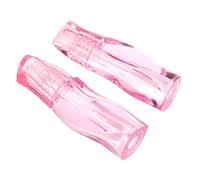 EPIGEIST 2pcs Twisted Lip Gloss Tube Refillable Lipstick Container for Lip Oil Gloss Chic Empty Bottles for Diy Makeup Modern Design Durable Portable