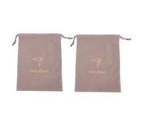 EPIGEIST 2pcs Universal Hair Dryer Drawstring Bags 23x30cm Velvet Travel Storage Pouches Portable Hair Blow Dryer Carrying Bags for Hotel and Home