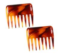 EPIGEIST 2Pcs Vintage Wide Tooth Combs Durable Hairstyling Tools for Curly and Wet Hair Multi Functional Scalp and Detangling Comb for and Men Professional Salon Use