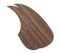 EPIGEIST 2pcs Walnut Wood Grain Guitar Pickguards Acoustic Guitar Parts Anti-scratch Self-adhesive Plates for
