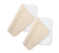 EPIGEIST 2Pcs Washable Dog Pee Pads Small Pet Urine Mats Reusable Absorbent Non-slip Pet Training Pads for Dogs Cats Lightweight Portable Bed Protector