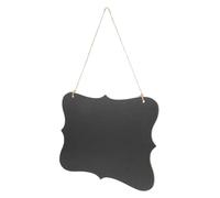 EPIGEIST 2Pcs Wooden Hanging Chalkboard Message Boards Reusable DIY Home Decor Note Boards with Erasable Surface for Door Wall Party and Photo Props