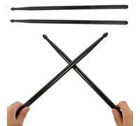 EPIGEIST 3 Pairs Nylon Fiber Drumsticks Black Percussion Drum Sticks Set for Drum Set Portable Crack-resistant Drumsticks with Fast Response and Professional Design