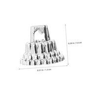 EPIGEIST 300PCS Holiday Ornament Accessories Porcelain Bauble Topper Caps for DIY Christmas Tree Decorations Hangers Replacement for Glass Ceramic Ornaments