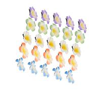 EPIGEIST 30pcs Tropical Plumeria Hair Clips with Secure Hold Lightweight Artificial Flower Accessories for Hawaiian Beach Vacations Theme Parties Luaus Festivals and Seasonal Outfits