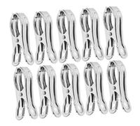 EPIGEIST 36pcs Heavy Duty Windproof Plant Support Clips for Garden and Greenhouse Stainless Steel Tarp Clamps with Secure Fixing for Tomato Vines and Film Protection