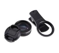 EPIGEIST 37mm 4k HD Mobile Phone Macro Lens 15x Magnification Clip-on Phone Camera Lens for Smartphone Photography Black