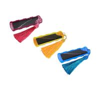 EPIGEIST 3pcs Acrylic Guzheng Pick Wrap Cards Nail Pick Holders Assorted Yellow Blue Colors Guzheng Accessory Storage for Lute and Zither Instrument