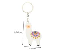 EPIGEIST 3Pcs Alpaca Keychains Hanging Keyring Charms Cute Bag and Backpack Pendants Multipurpose Cartoon Style Compact Party Favor