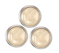 EPIGEIST 3pcs Beige Trumpet Finger Buttons Replacement Caps Small Size Trumpet Key Buttons Repair Accessories for Musical Wind Instrument Players