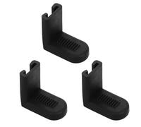 EPIGEIST 3pcs Black Rubber Snare Drum Hook Replacement Drum Claw Hook Hanging Bracket Suspension Accessories for Snare Stand and Bass Anchor System