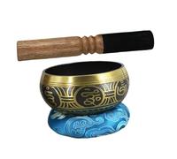 EPIGEIST 3pcs Buddhist Bowl Set Tibetan Meditation Music Bowl Wooden Mallet Handcrafted Yoga Tool