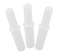 EPIGEIST 3Pcs Meat Grinder Tamper Pusher Stomper Heavy Duty Plastic Meat Pusher Stick for Efficient Grinding Mixing and Filling Easy to Clean Kitchen Tool White