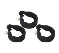 EPIGEIST 3pcs Pearl Double Hook Hair Bun Maker for Thin Hair Bun Wrap Styling Tool for Women’s Elegant French Twist and Messy Updo