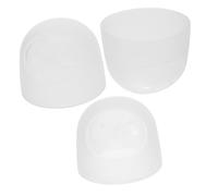 EPIGEIST 3pcs Plastic Replacement Baby Bottle Caps Dome Covers for Feeding Bottles and Other Containers, Versatile and Protective Lid Set Shielding from Dirt for Kitchen and Household Use