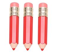 EPIGEIST 3pcs Red Lip Gloss Tubes Empty Lip Container Diy Glaze Subpackaging Tubes for Makeup Accessories