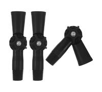 EPIGEIST 3pcs Rotatable Mop Pole Adapter Joint, Threaded Extension Pole Angle Connector for Window Cleaning, Gutter Maintenance, and Painting, 2.2cm Diameter Compatible with Mop Handles