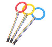 EPIGEIST 3pcs Safety Walking Rope with Smooth Handles Detachable Wrist Leash for Outdoor Activities Preschool Anti-Lost Leashes for Daycare and Group Walks