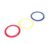 EPIGEIST 3Pcs Violin Fretboard Stickers Tape Set Red Yellow Blue 3mm for Violin Cello Beginner Finger Position Markers String Instrument Supplies