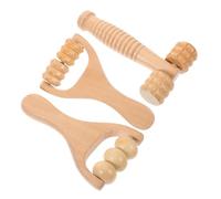 EPIGEIST 3pcs Wooden Massage Roller Ergonomic Handheld Massage Tools for Foot Neck Shoulder and Portable Durable Versatile Design for Full Body