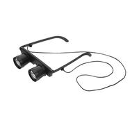 EPIGEIST 3x Magnifying Binoculars Portable Hands-free Theater Glasses Enhanced Visual Clarity Lightweight Black Plastic Optical Lenses Fishing Bird Watching