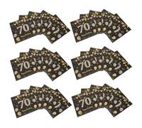 EPIGEIST 40pcs Birthday Party Supplies 70th Birthday Napkins Paper Napkins 70 Aged Birth
