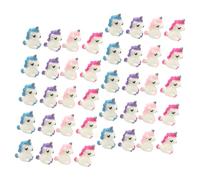 EPIGEIST 40Pcs Mini Unicorn Figurines Unicorn Decorations for Fairy Garden Micro Landscape DIY Craft Realistic for Home Fish Tank Flower Pot and Outdoor Adornment