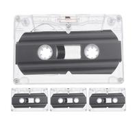 EPIGEIST 4Pcs 30-Minute Blank Cassette Tapes Vintage Audio Tape DIY Recording Cassettes for Creative Holiday Greetings and Wall Decor
