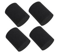 EPIGEIST 4pcs Black Elastic Sponge Foam Inserts for Cup Turner Tumbler Spinner Accessories Resilient PVC Foam Cylinders for Crafting and Stress Relief