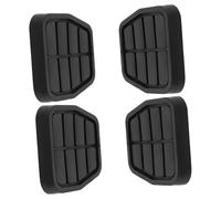 EPIGEIST 4pcs Car Clutch Brake Pedal Covers Non Slip Textured Surface Ergonomic Soft Pads for Automotive Interior Replacement