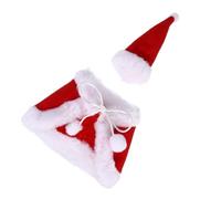 EPIGEIST 4pcs Christmas Bottle Covers Set with Red Clothes and Hats Festive Wine Bottle Decor for Holiday Parties Non Fading Easy to Wear for Home and Restaurant Celebration