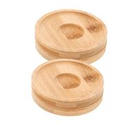 EPIGEIST 4pcs Cup Coasters with Rotating Gyroscope Base Stable Drink Holders for Whiskey Beer Wine Glasses Bar Home Party Use