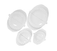 EPIGEIST 4pcs Dumpling Maker Set PP Dough Press Moulds for Homemade Dumplings Wontons Ravioli Convenient Manual Kitchen Tool for Family Gatherings and Parties
