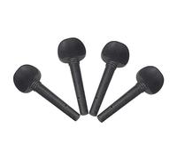 EPIGEIST 4pcs Ebony Wood Violin Tuning Pegs with Inlay Violin Accessories String Instrument Replacement Parts Suitable for