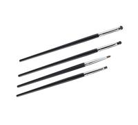 EPIGEIST 4pcs Eyeliner Brush Set Fine Precision Makeup Eye Brushes for Women Professional and Beginner Use Durable Horse Hair Applicators for Delicate Eye Liner Application