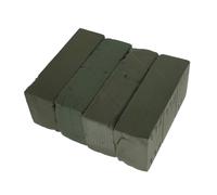 EPIGEIST 4pcs Green Floral Blocks Flower Mud for Fresh and Artificial Arrangements DIY Dry Floral Brick Water Absorbing for Stems and Crafts
