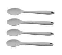 EPIGEIST 4pcs Heat-Resistant Silicone Stirring Spoons for Cooking Mixing and Salad Non-Stick Kitchen Utensils Safe for Adults and Practical Design for Restaurants and Home Use