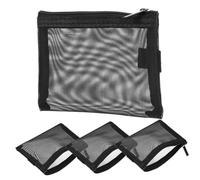 EPIGEIST 4Pcs Mesh Travel Cosmetic Bags Convenient Toiletries Storage Holders for Lipsticks Makeup and Small Essentials Organizer for Women The Go